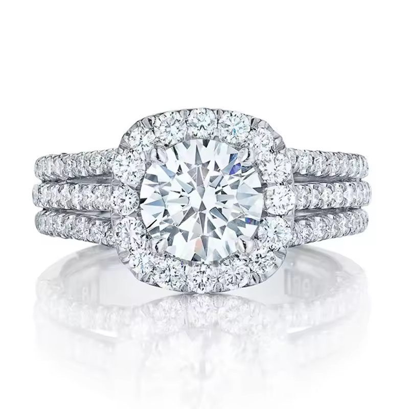 Luxe Brilliance Cubic Zirconia Trendy Rings for Women - Image 3