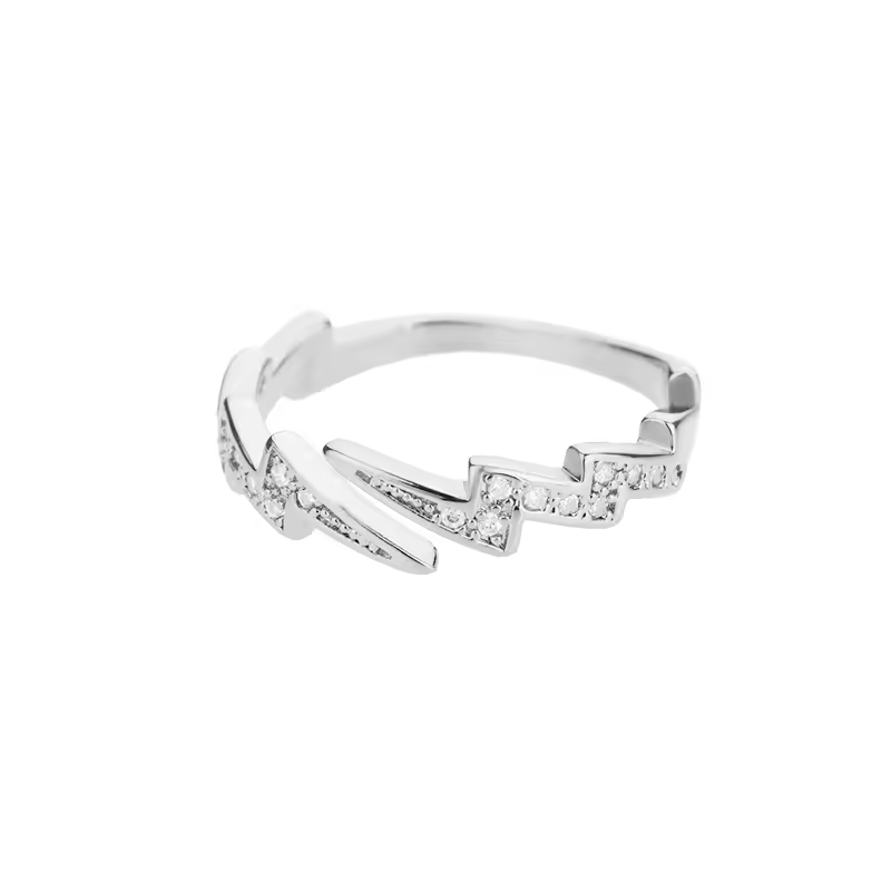 Celeste Vintage Open Zircon Ring for Women - Image 4